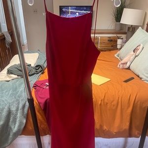 ASOS Backless Red Dress